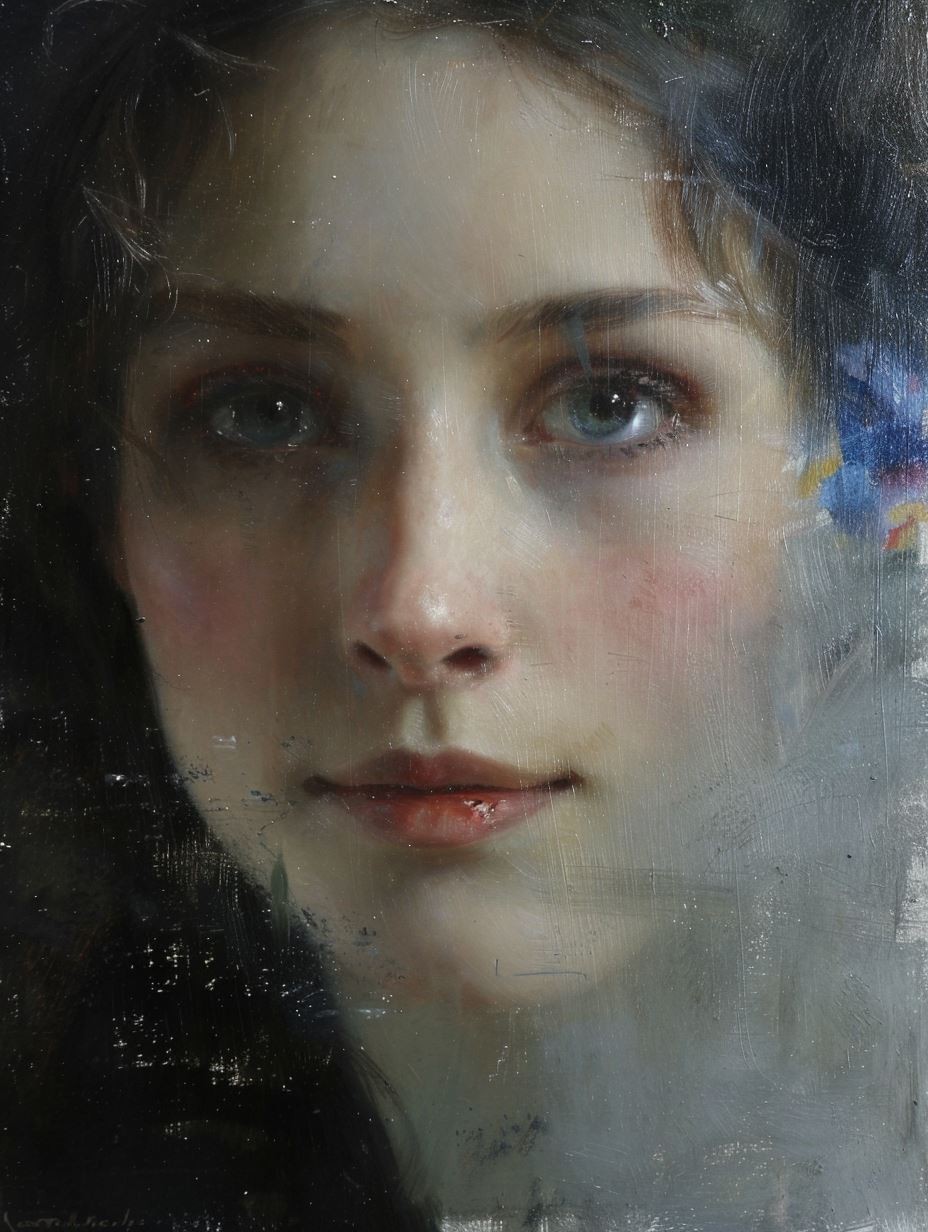 Melancholy Gaze Through Rain - Image 4