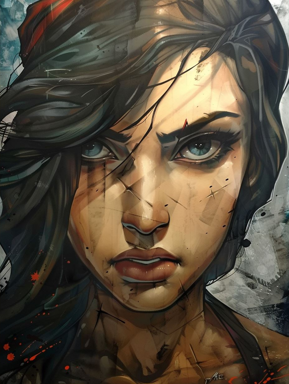 Gritty Digital Portraiture Study - Image 2