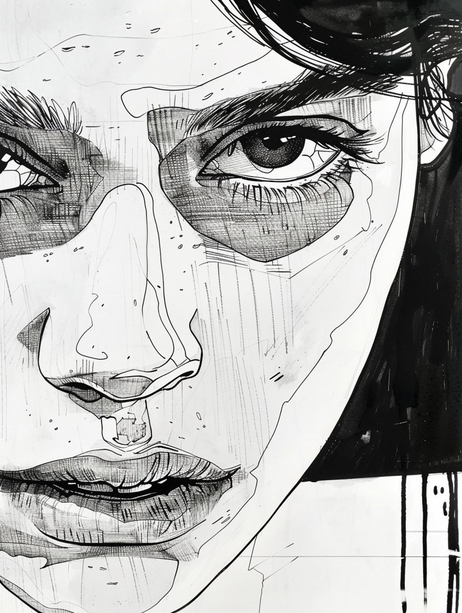 Ink Shadows: Four Faces of Emotion - Image 1