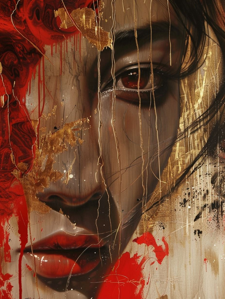 Gilded Crimson Passion - Image 1