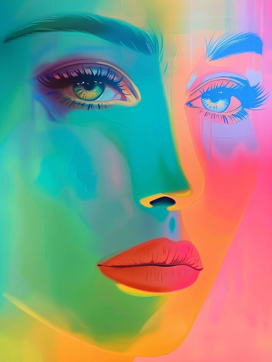 Neon Dreams: A Prism of Beauty - Image 3