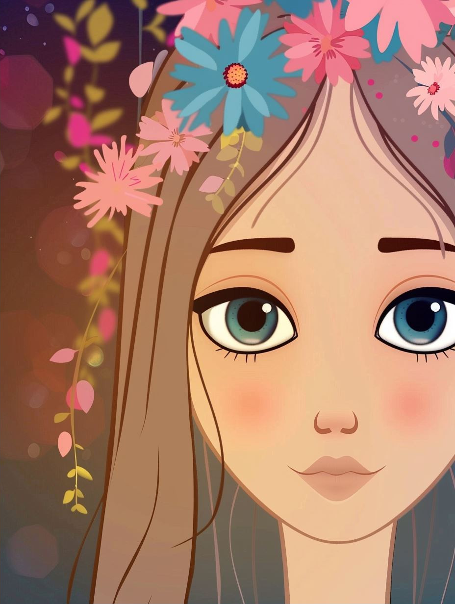 Soft Pastel Stylized Portrait - Image 2