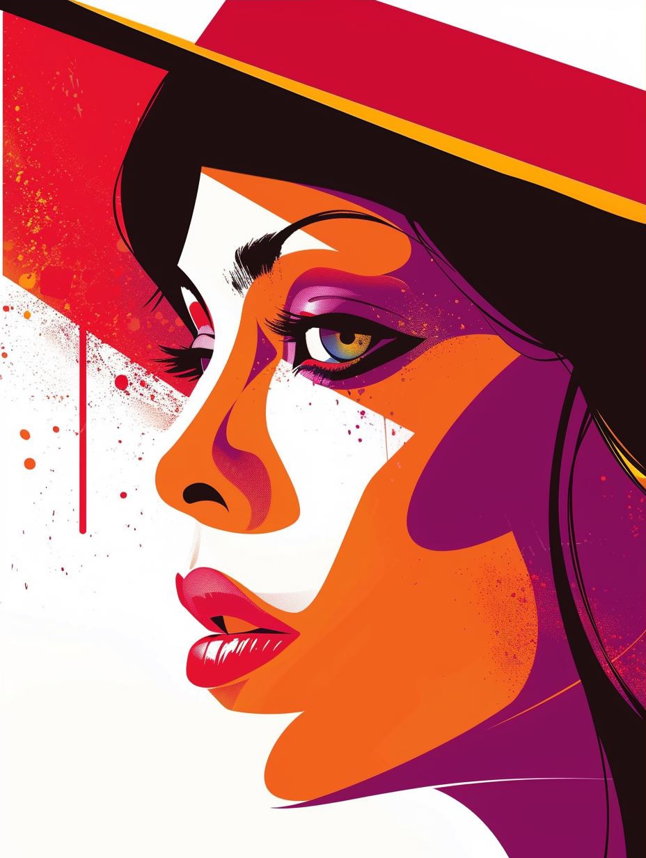 Vibrant Spectrum of Modern Feminine Portraits - Image 3