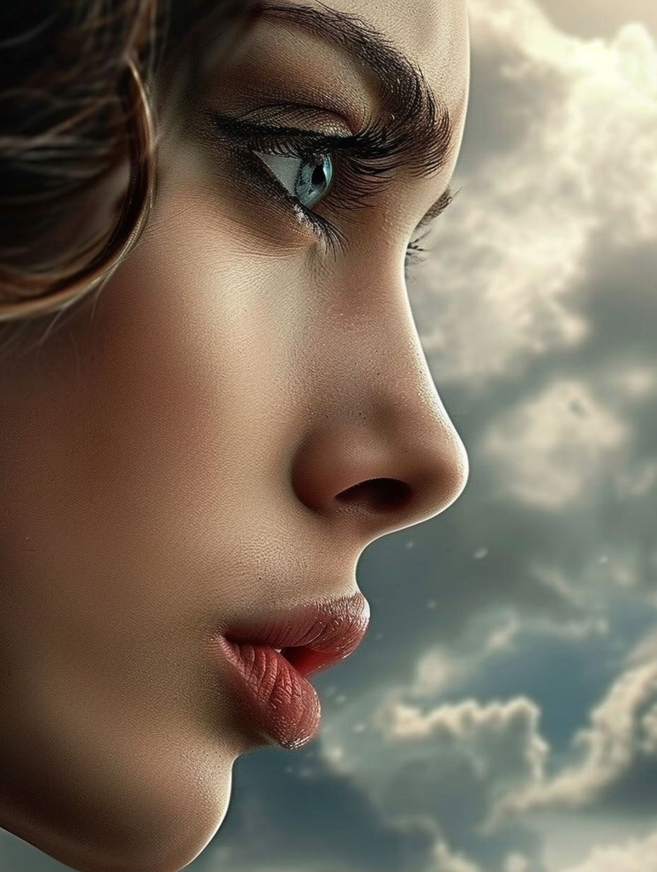 Hyper-Realistic Fragmented Portrait Study - Image 2