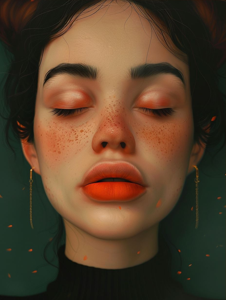 Surreal Gaze Through Paper - Image 3