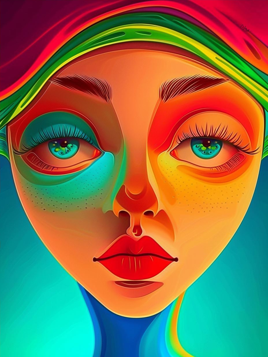 Vibrant Visions of Surreal Feminine Beauty - Image 4