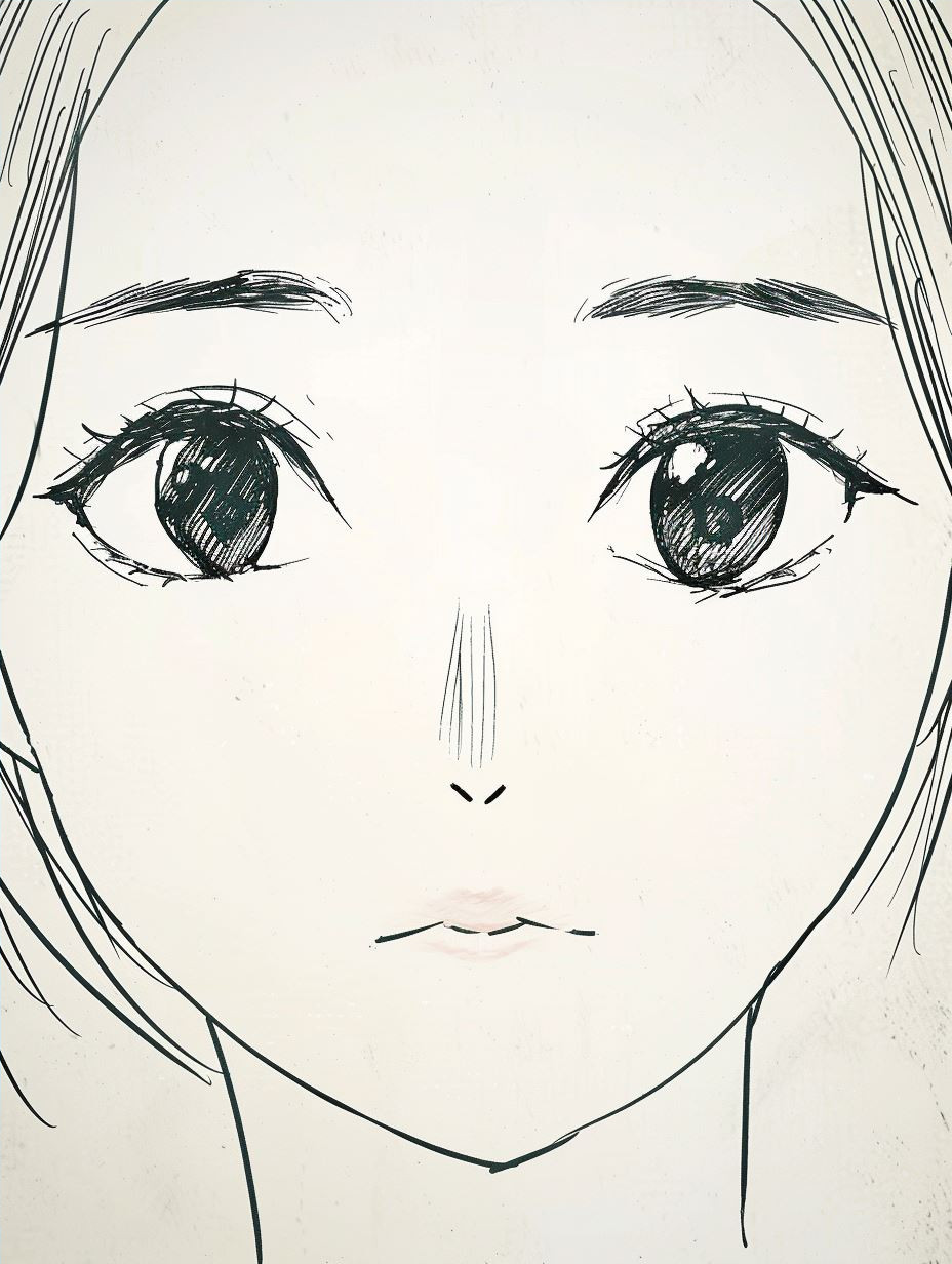 Ethereal Gazes in Ink and Wash - Image 4