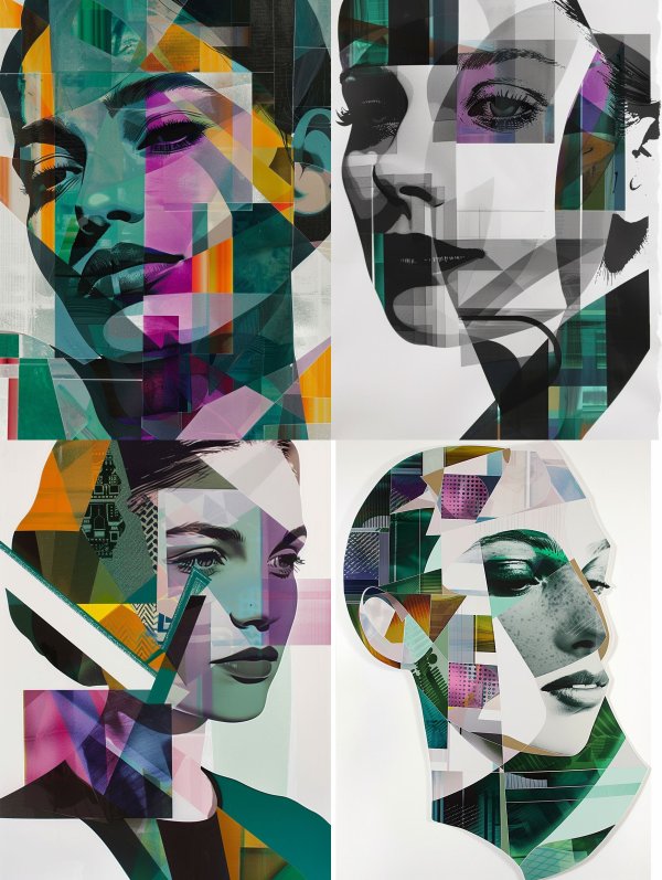 Fragmented Visions of Modern Beauty