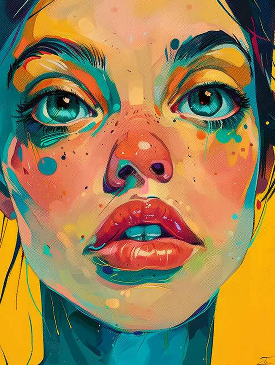 Vibrant Spectrum of Feminine Faces - Image 3