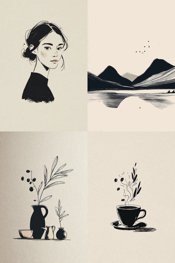 Elegant Ink Muse
