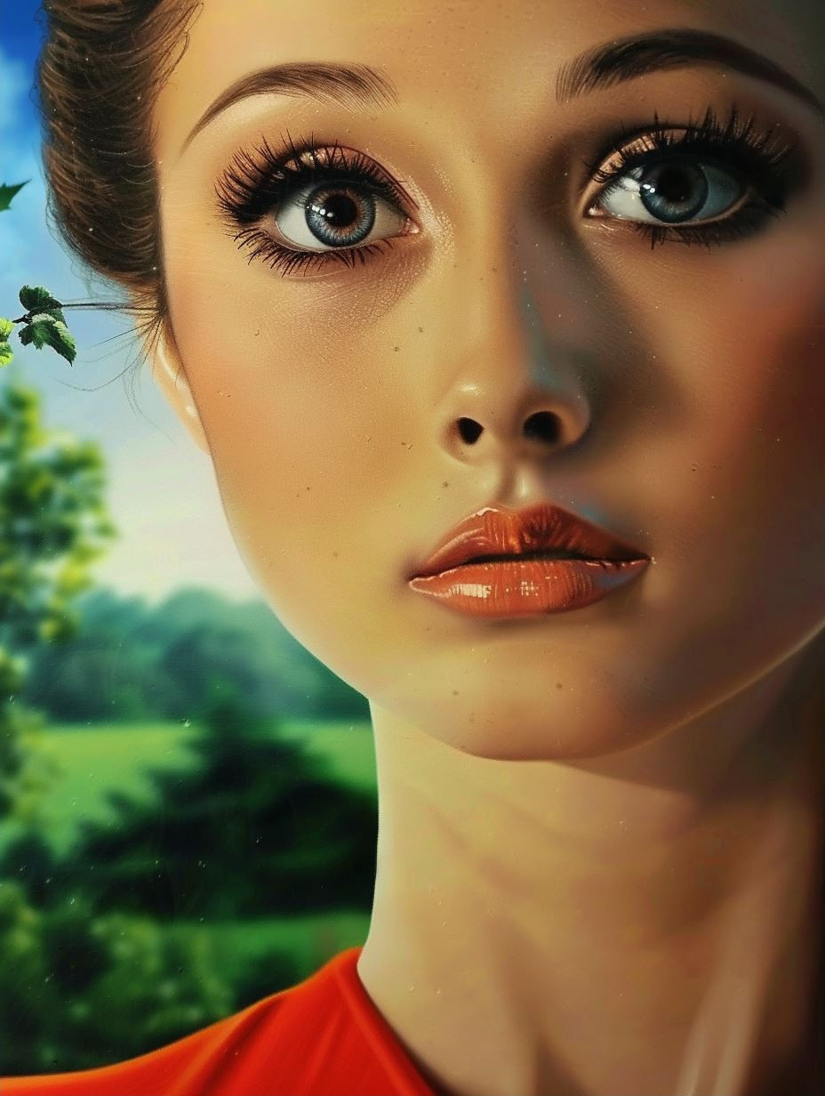 Captivating Gazes: A Study of Digital Beauty - Image 2