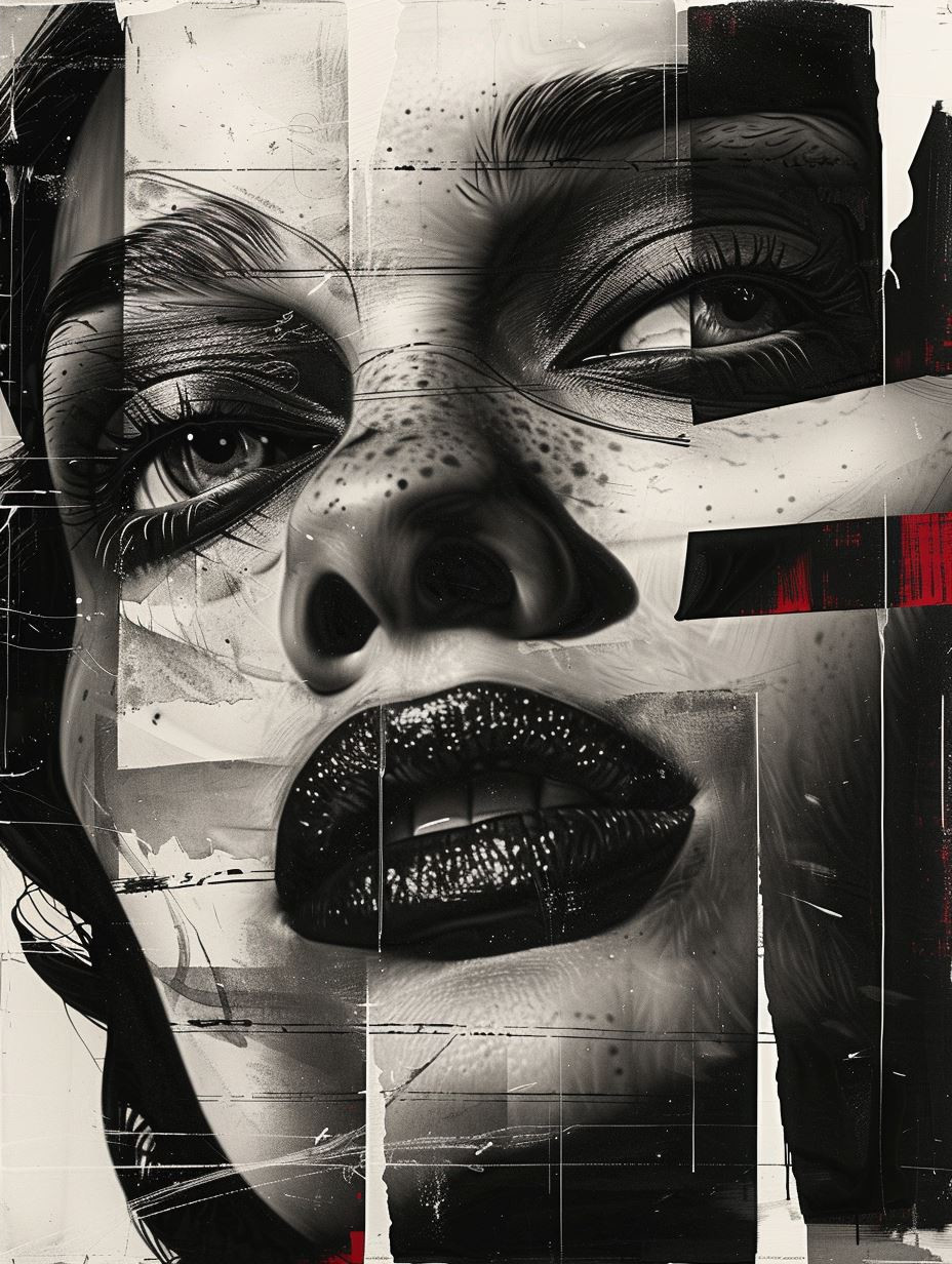 Fragmented Beauty: A Study in Contrast - Image 4