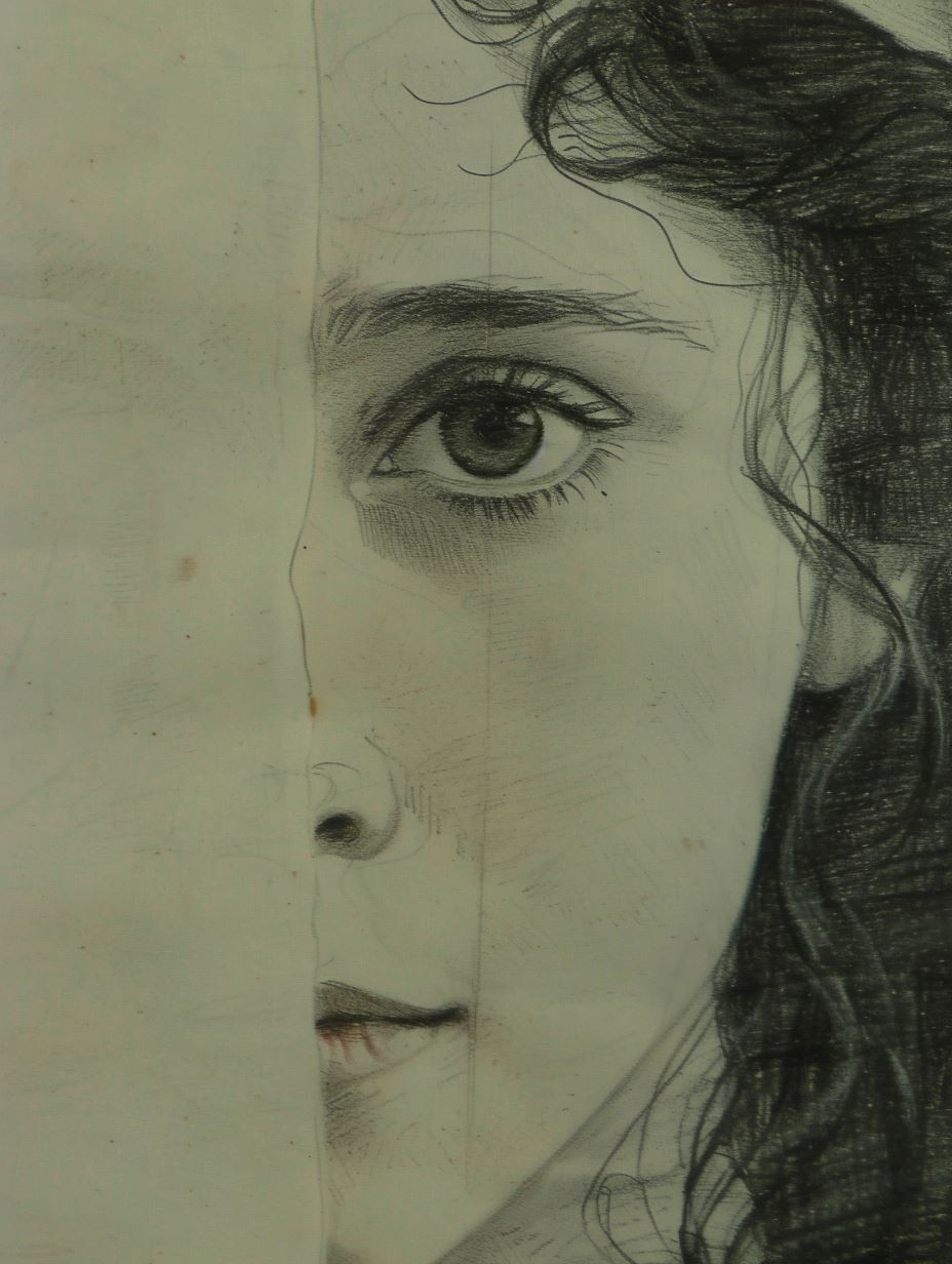 Melancholic Cinematic Portrait Study - Image 4