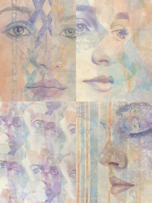 Ethereal Prism Portrait