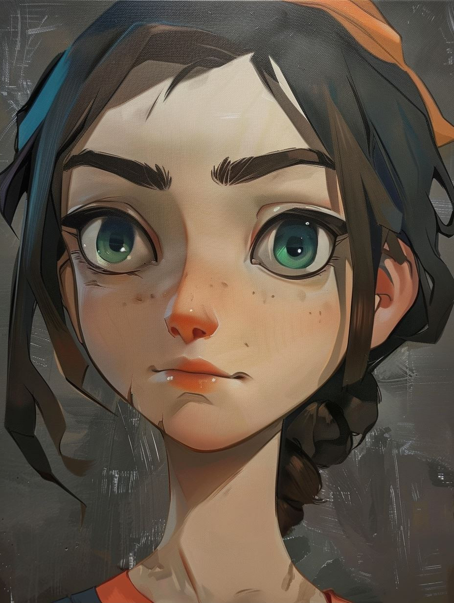 Stylized Digital Portrait Character Studies - Image 2