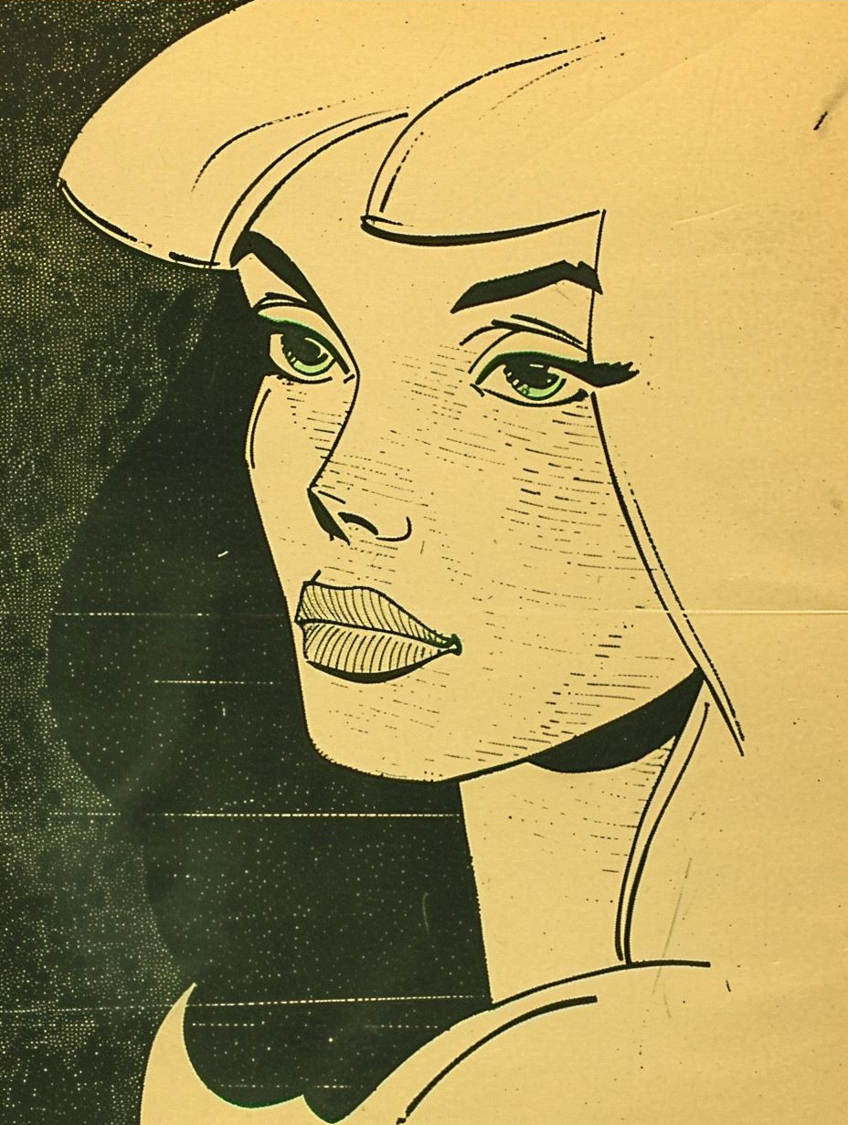 Vintage Pop Art Female Portraits - Image 4