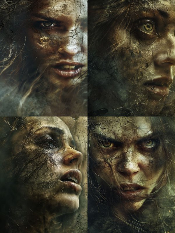 Visceral Gritty Cinematic Portraits
