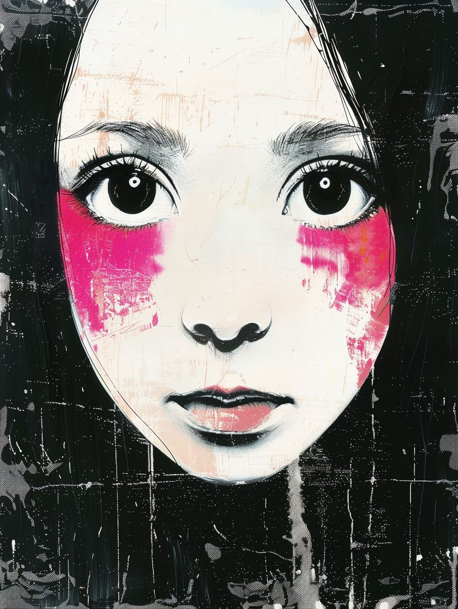 Ethereal Blush Portrait Art - Image 4