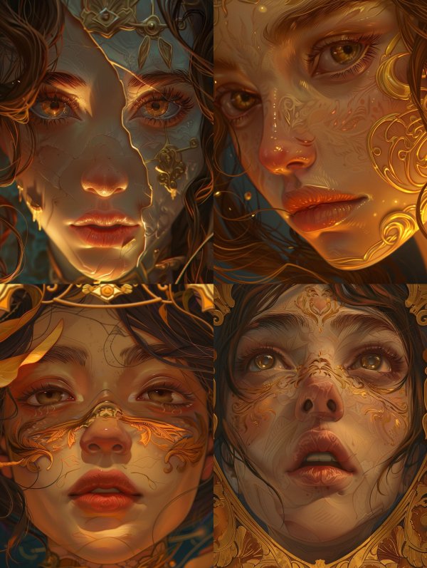 Gilded Porcelain Soul