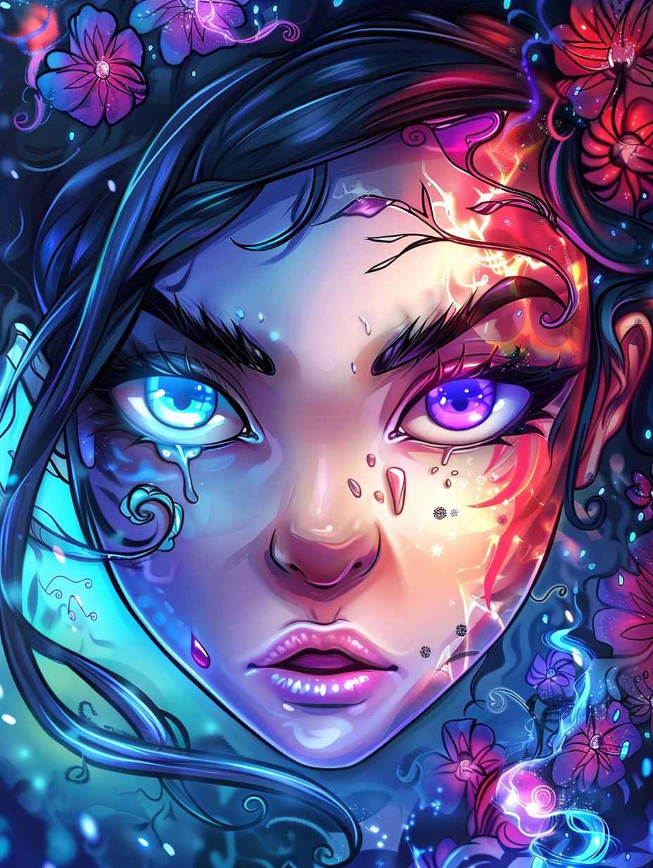 Ethereal Visions of Neon Fantasy - Image 3