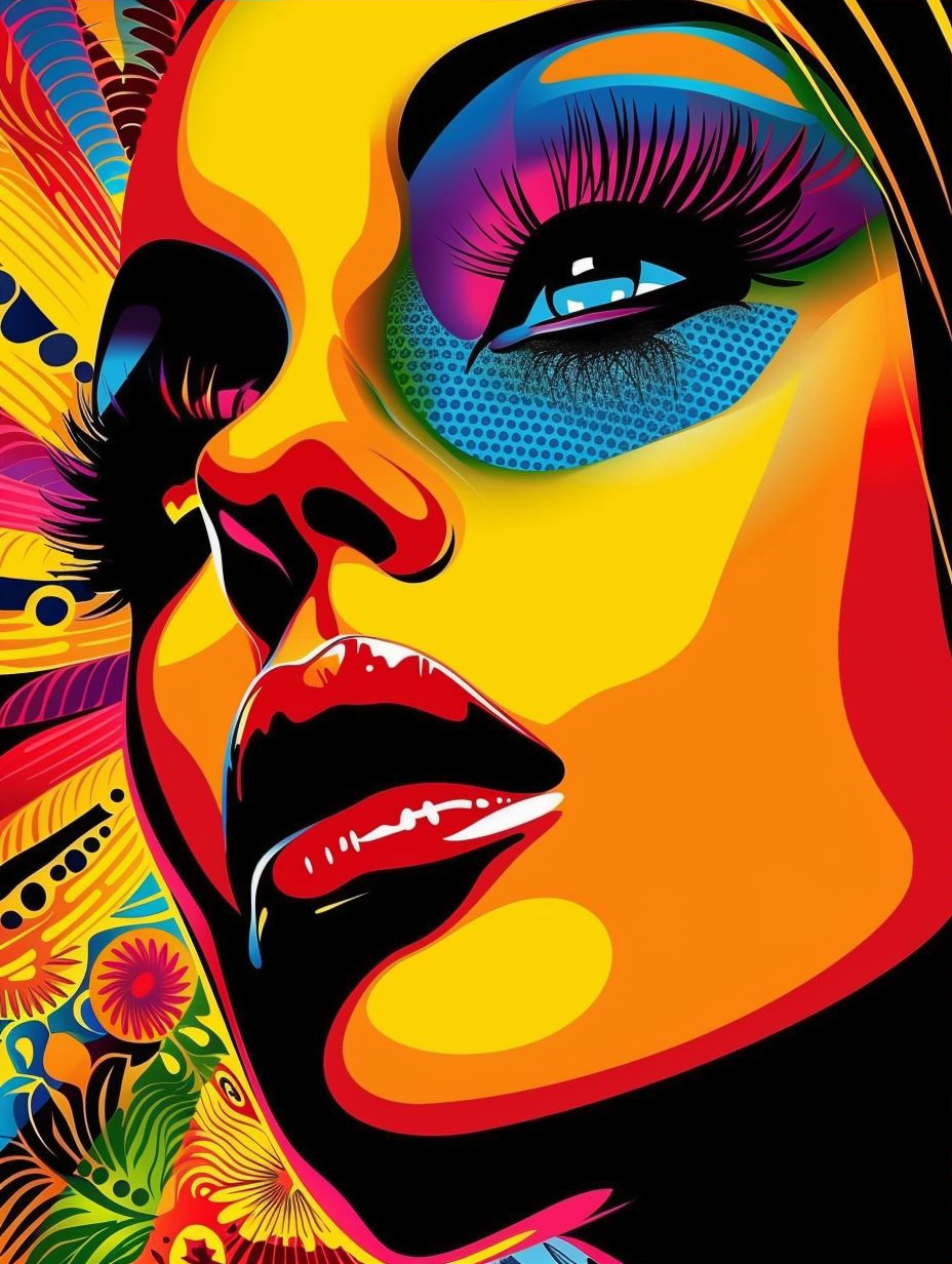 Vibrant Visions of Pop Art Beauty - Image 3