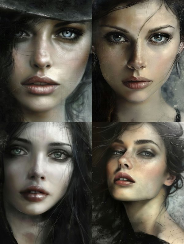 Ethereal Dark Cinematic Portraits
