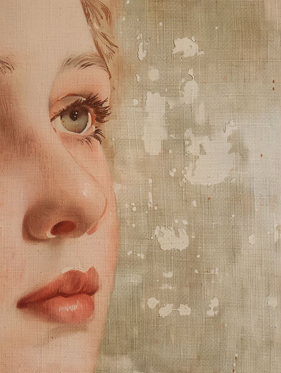 Ethereal Floral Portrait Study - Image 3