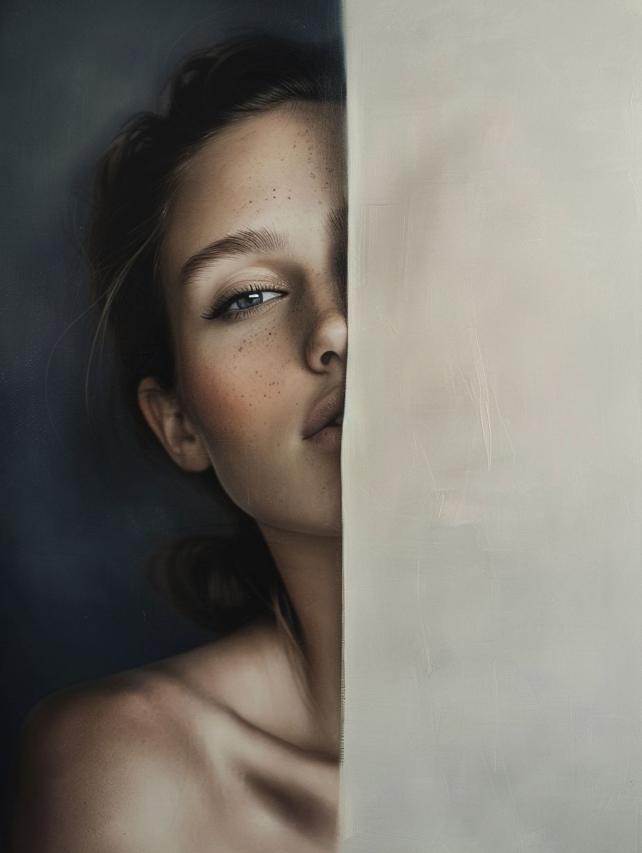 Whispers of Elegance: A Portrait Study - Image 1