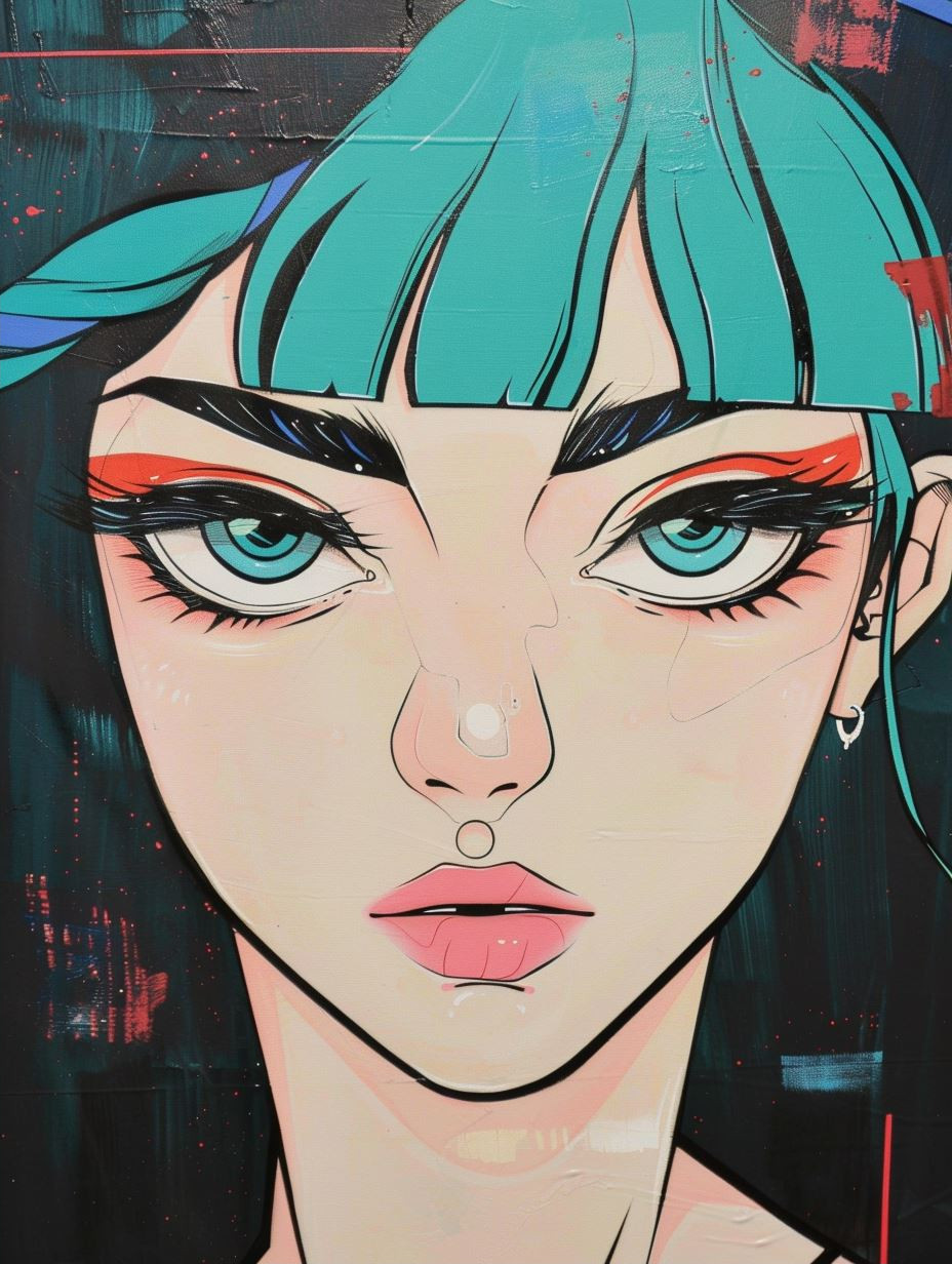 Neon Gaze Comic Art - Image 2