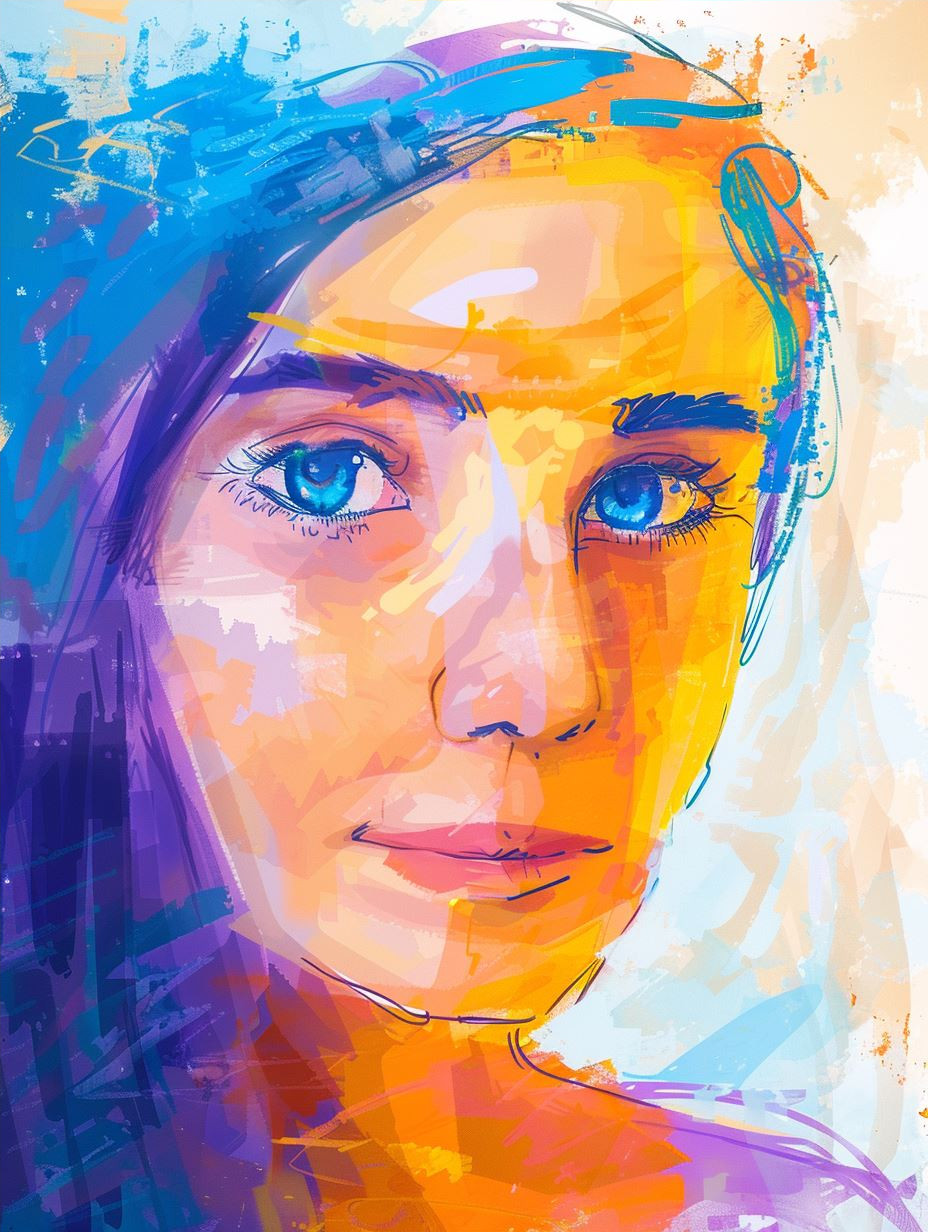 Prismatic Gazes: A Study in Color - Image 4