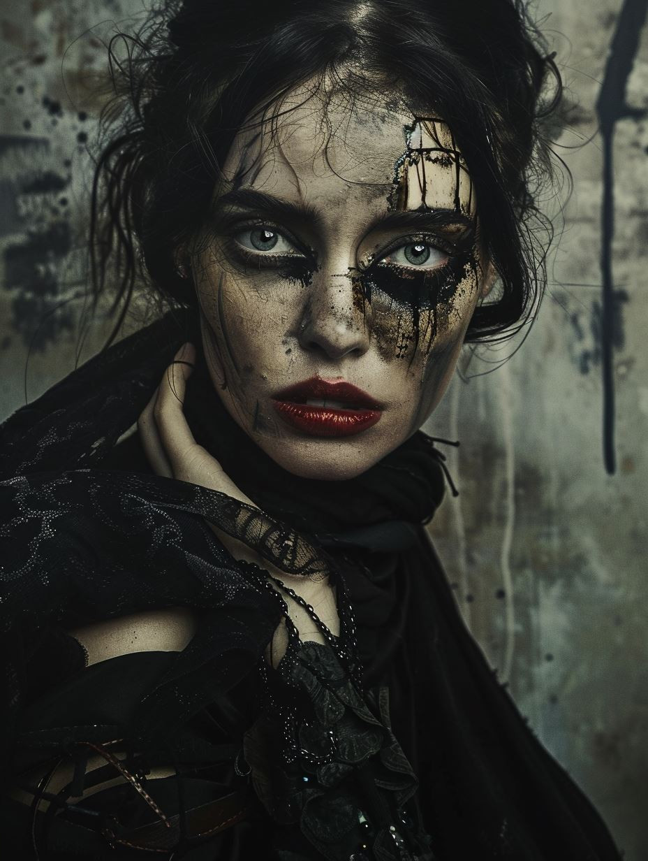 Dark Gothic Glamour Portrait - Image 2