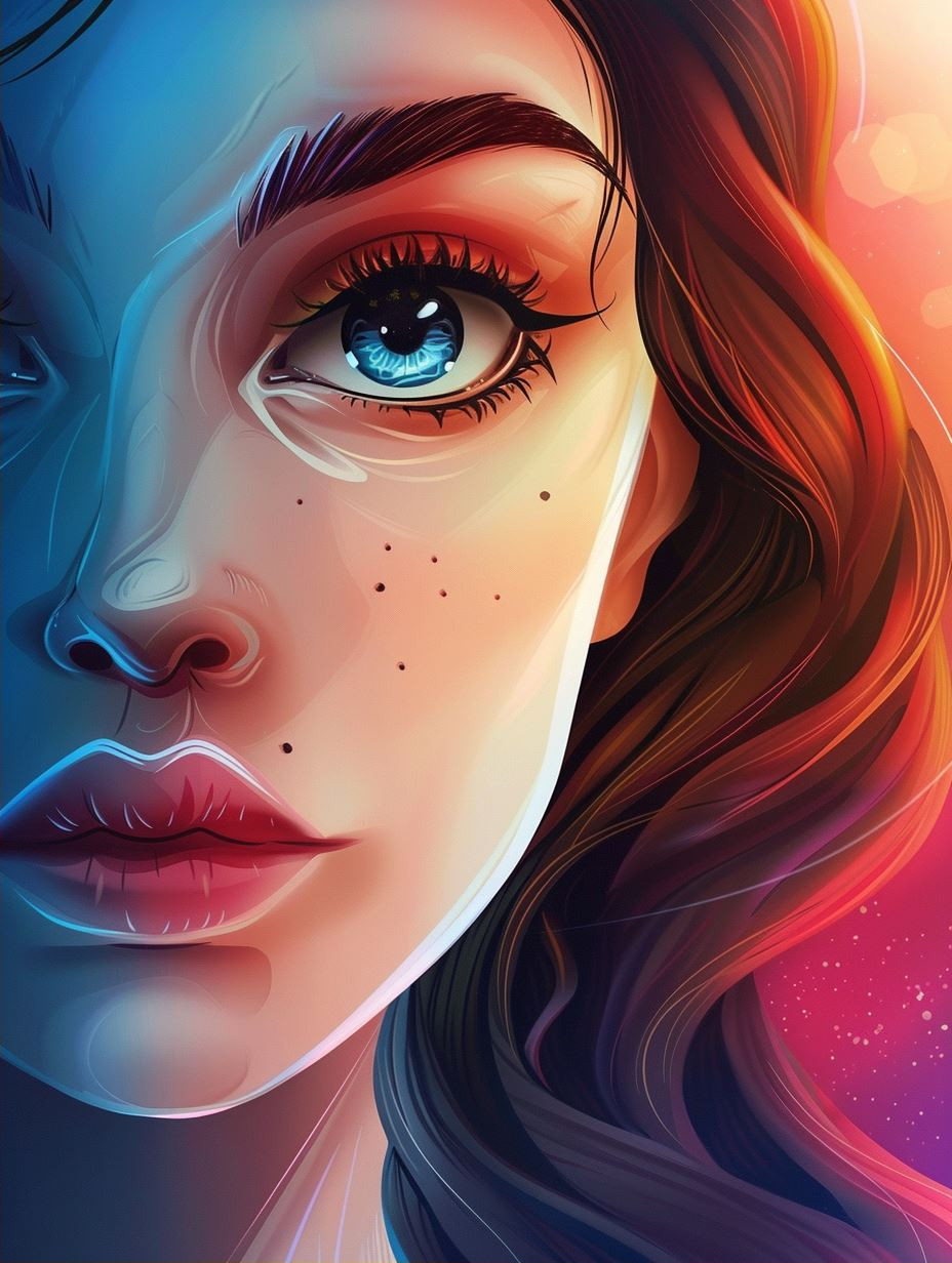 Luminous Digital Portraiture Study - Image 2