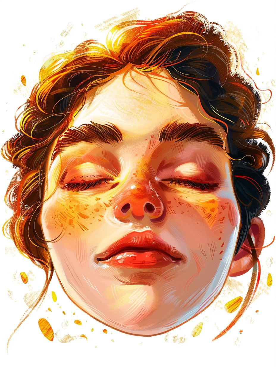 Amber Gaze Portrait - Image 3
