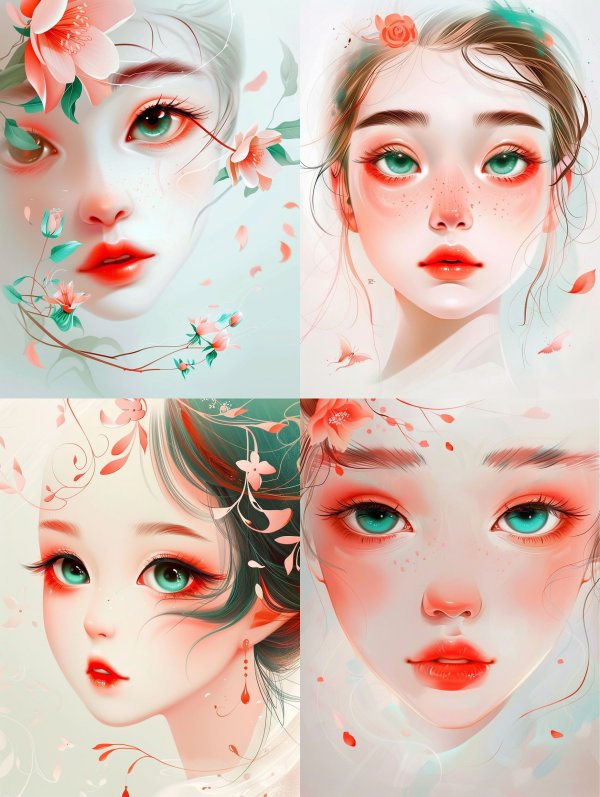 Floral Ethereal Portraits of a Dreamy Maiden