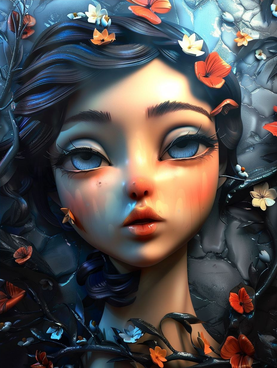 Ethereal Gaze in Stardust - Image 4
