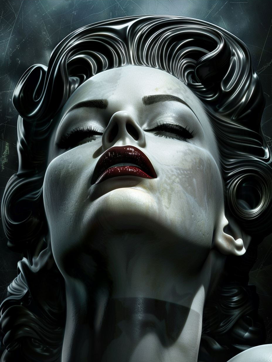 Noir Elegance: A Study in Shadow - Image 4