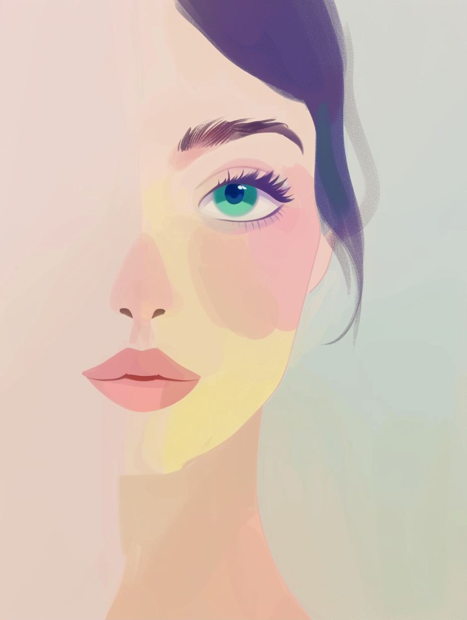 Abstract Portraits of Ethereal Feminine Beauty - Image 1
