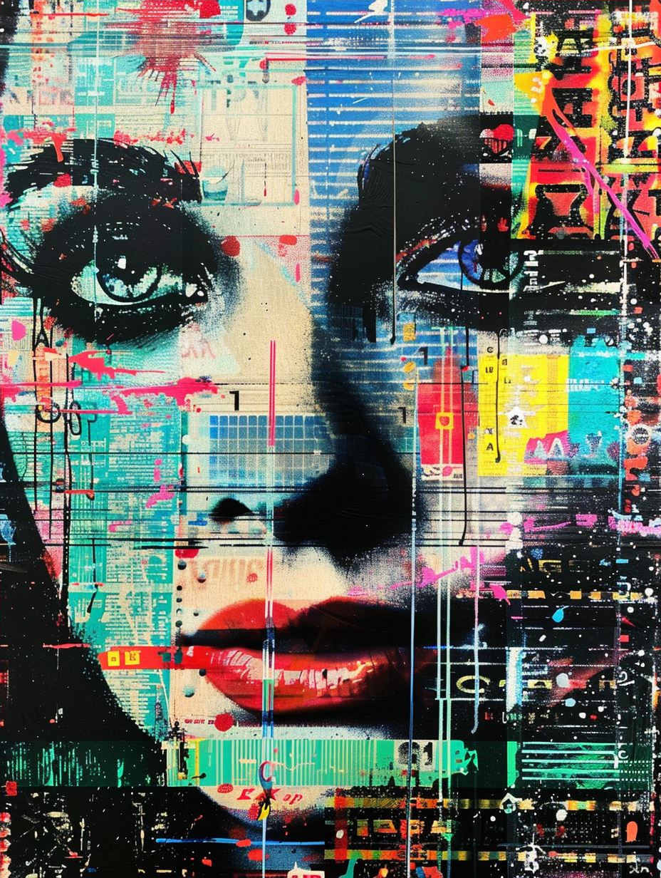 Digital Glitch Portrait Fusion - Image 4
