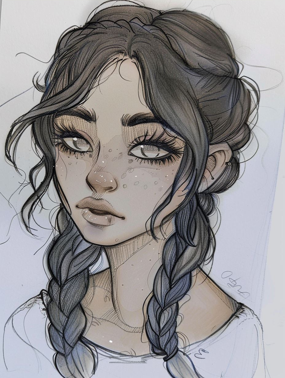 Ethereal Gazes: A Study of Feminine Portraits - Image 3