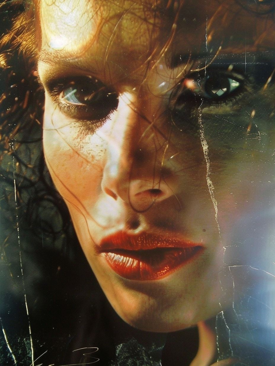 Fractured Gaze Through Glass