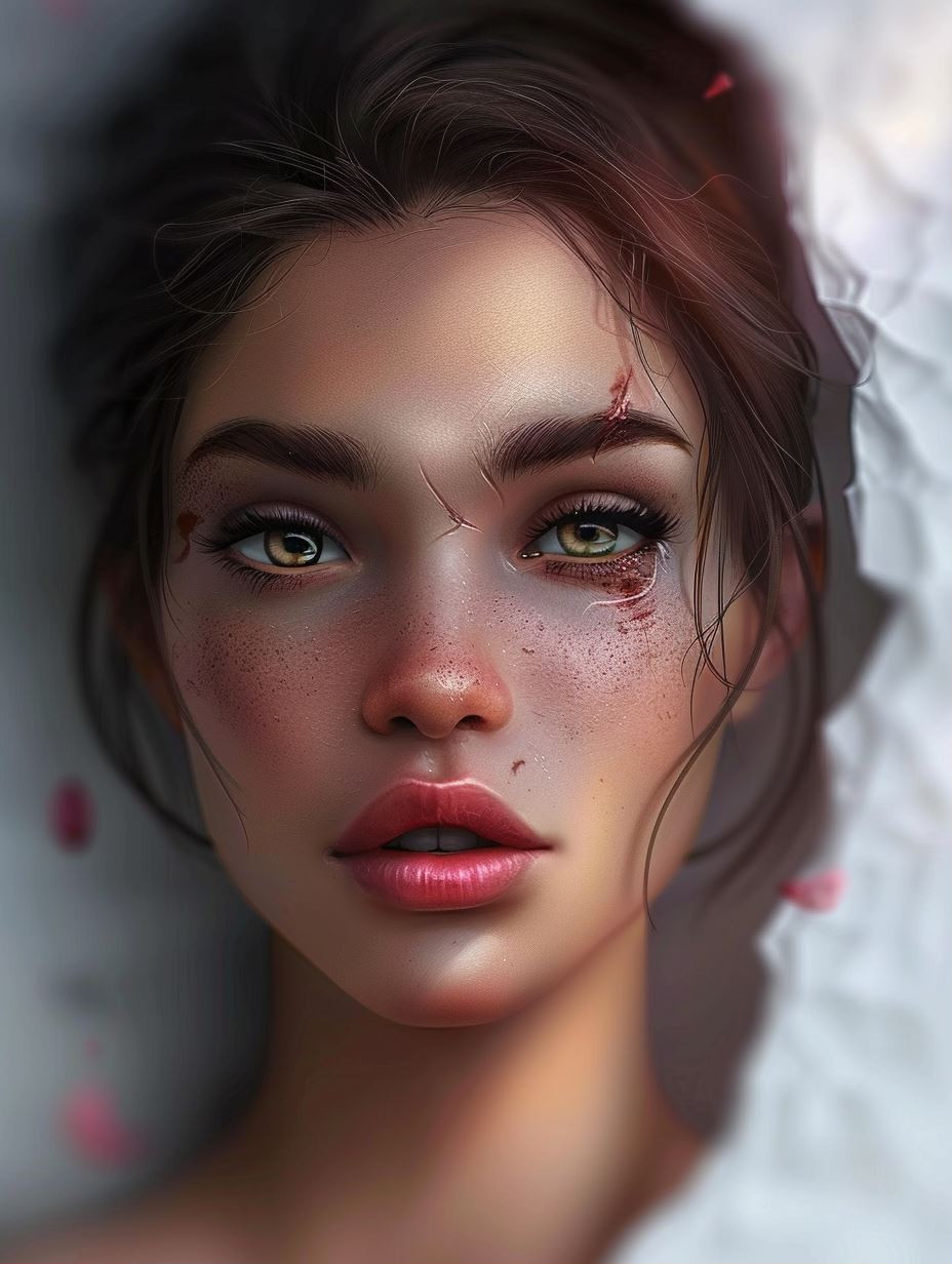 Ethereal Gaze: Hyper-Realistic Digital Portraits - Image 1