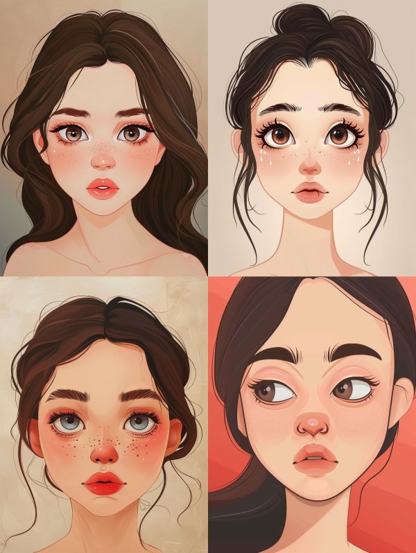 Soft Ethereal Digital Portrait