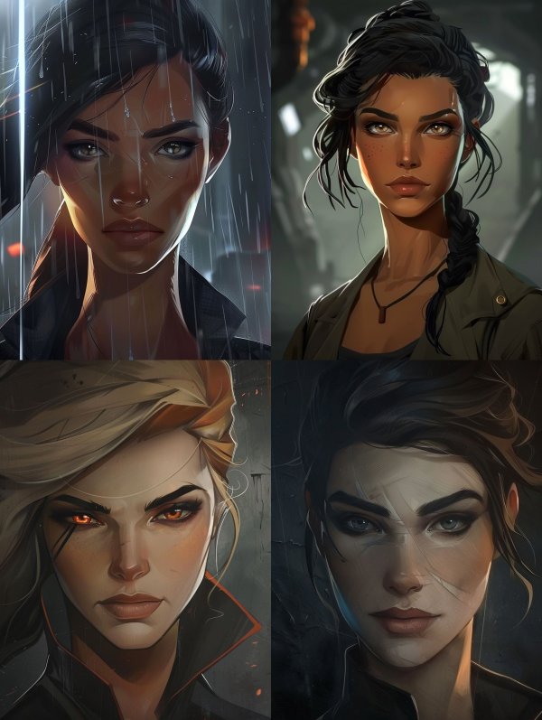 Futuristic Visions of Cybernetic Women
