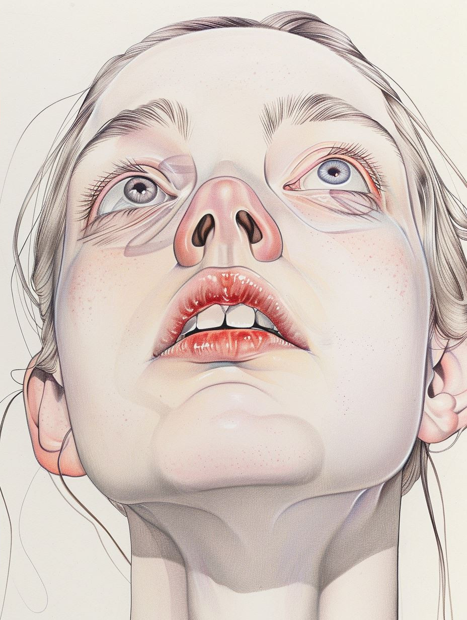 Ethereal Hyper-Realistic Pencil Portrait - Image 4