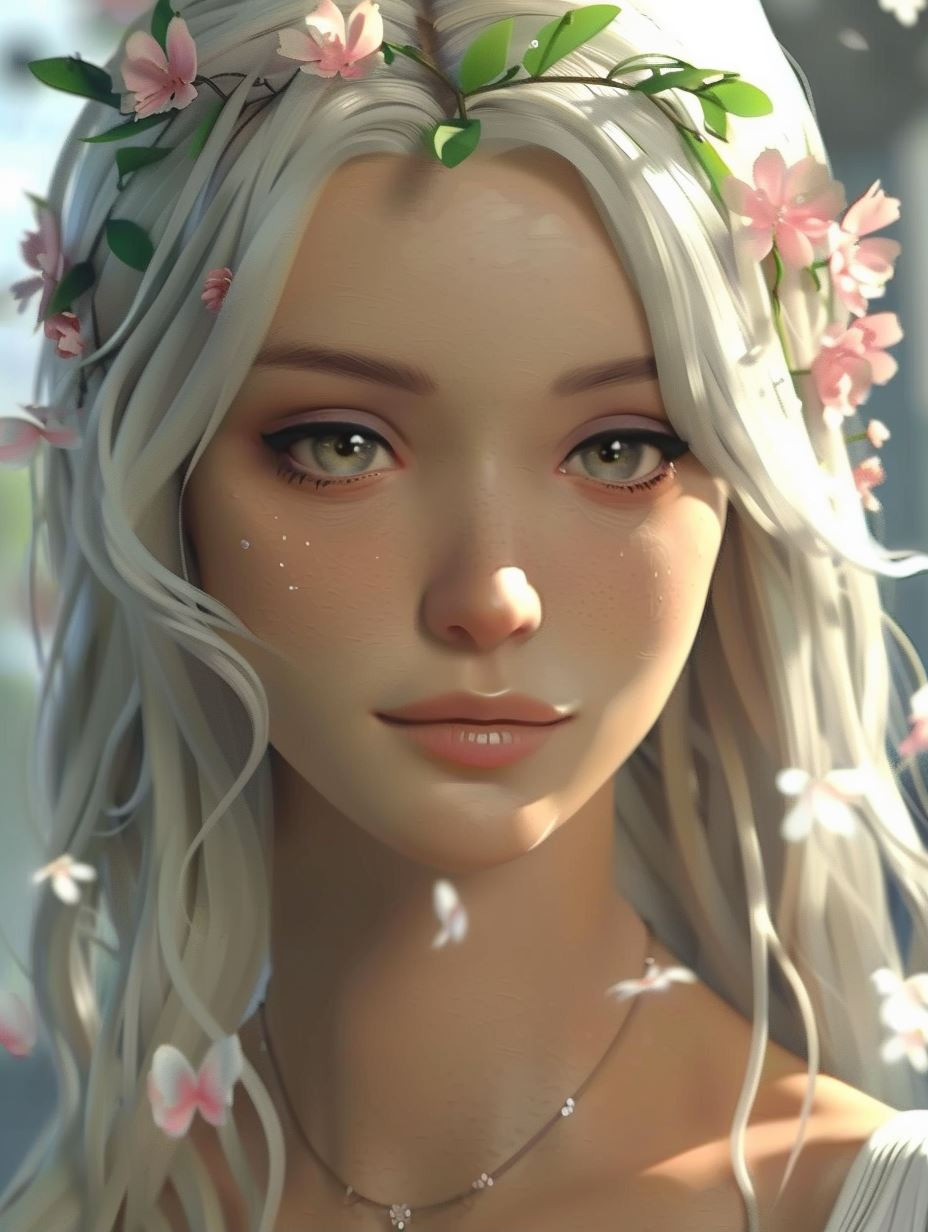 Ethereal Visions: A Study of Feminine Beauty - Image 1