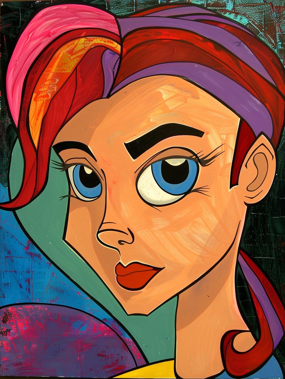 Bold Ink Portrait Study - Image 2