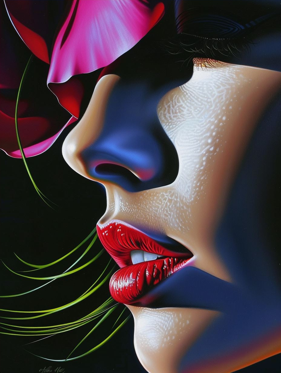 Neon Dreams of Ethereal Beauty - Image 4