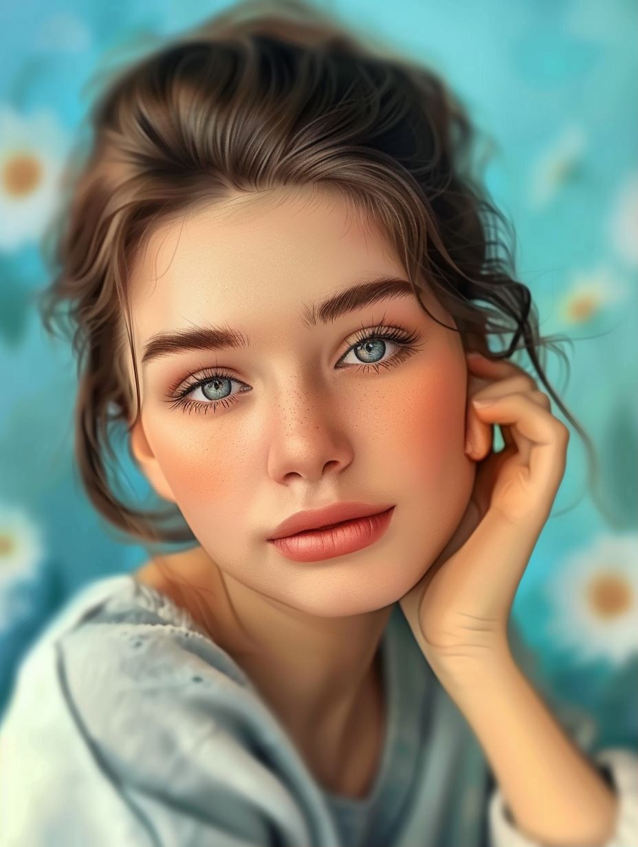 Ethereal Summer Dream Portrait