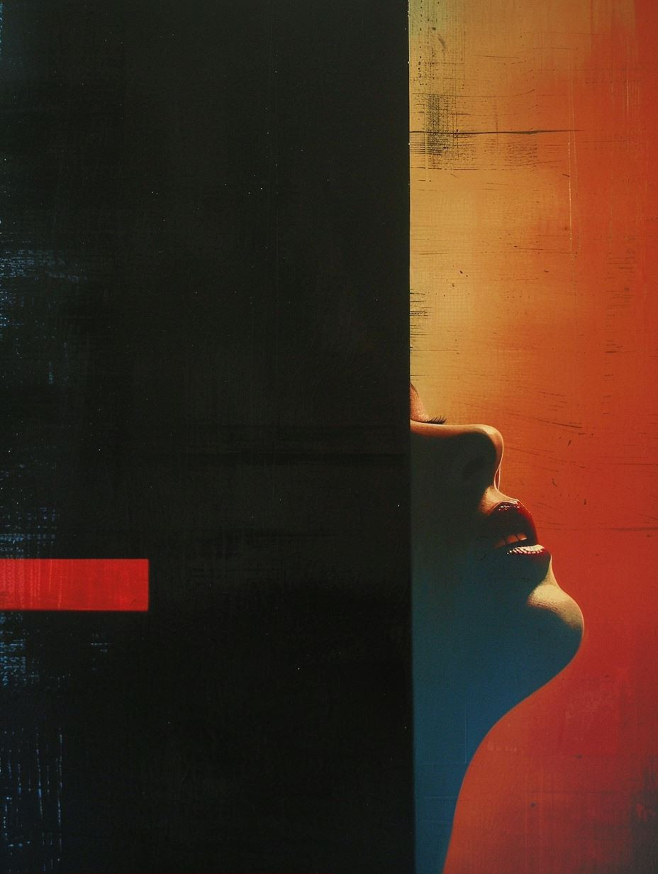 Abstract Fragments of Human Silhouette - Image 1
