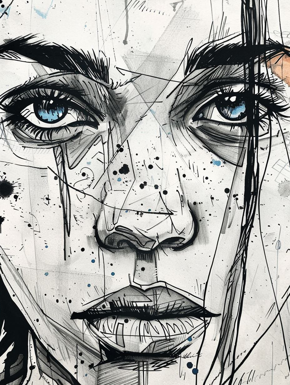 Gritty Ink Portraiture Study - Image 4